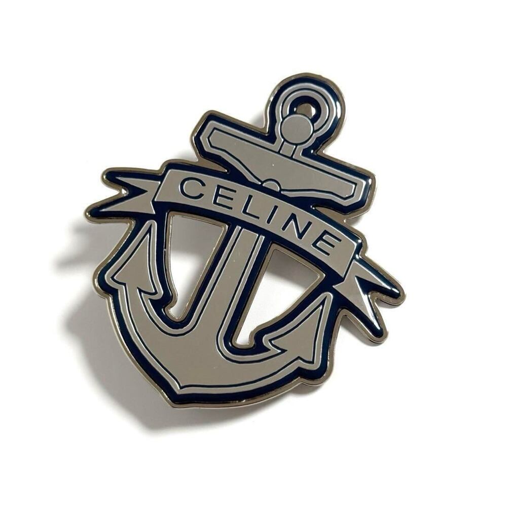 CELINE Silver Brooch